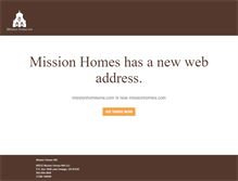 Tablet Screenshot of missionhomesnw.com